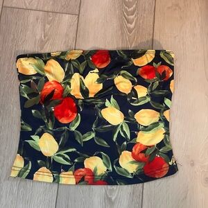 SHEIN Colorful Floral Crop Top